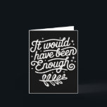 Het zou genoeg zijn geweest gekozen mensen christe kaart<br><div class="desc">Het zou genoeg zijn geweest gekozen volk christelijke groovy</div>