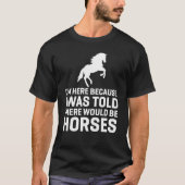 Het zou paardenrennen zijn t-shirt (Voorkant)