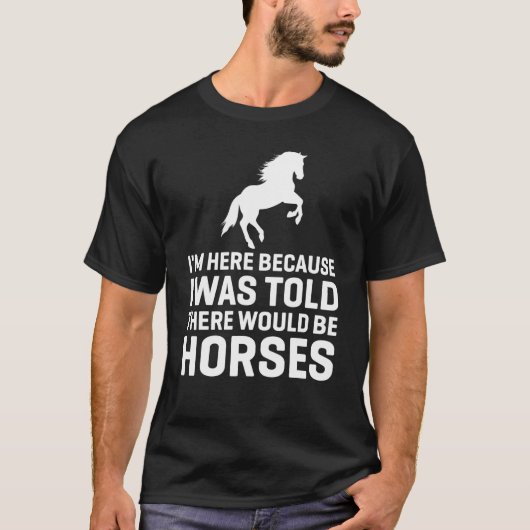 Het zou paardenrennen zijn t-shirt (Voorkant)