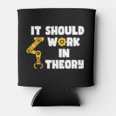 Het zou theoretisch moeten werken, grappig robotar blikjeskoeler (Voorkant)