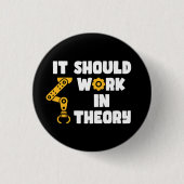 Het zou theoretisch moeten werken, grappig robotar ronde button 3,2 cm (Voorkant)