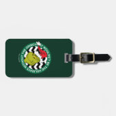 Het zouden de Feestdagen niet zijn zonder Grinch Bagagelabel (Voorkant horizontaal)