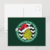 Het zouden de Feestdagen niet zijn zonder Grinch Briefkaart (Voorkant / Achterkant)