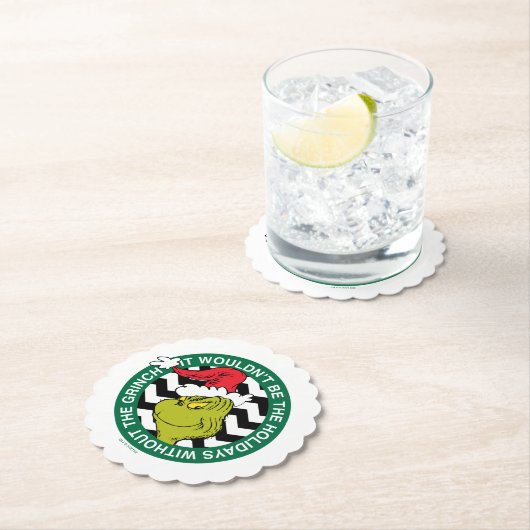 Het zouden de Feestdagen niet zijn zonder Grinch Kartonnen Onderzetters (Insitu)