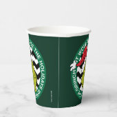 Het zouden de Feestdagen niet zijn zonder Grinch Papieren Bekers (Rechts)