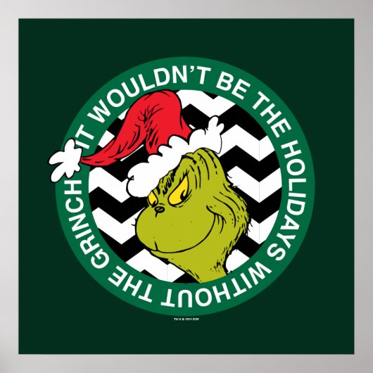 Het zouden de Feestdagen niet zijn zonder Grinch Poster (Voorkant)