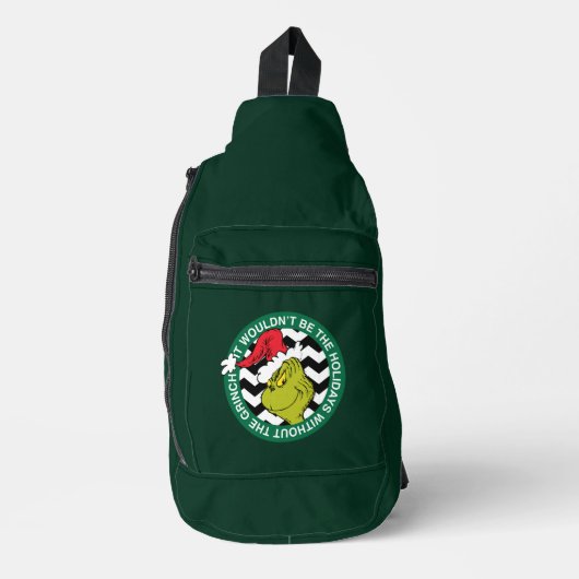 Het zouden de Feestdagen niet zijn zonder Grinch Sling Bag (Voorkant)