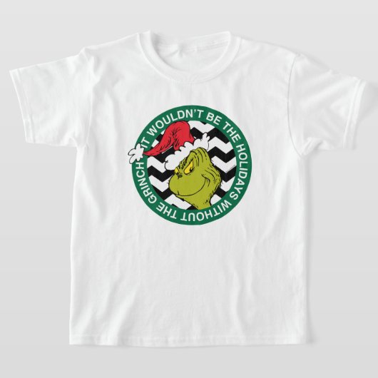 Het zouden de Feestdagen niet zijn zonder Grinch T-shirt (Laagn)