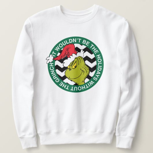 Het zouden de Feestdagen niet zijn zonder Grinch Trui (Design voorkant)