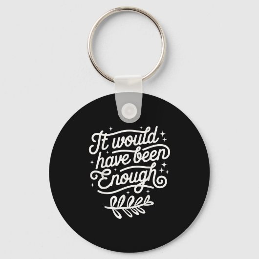 Het zouden genoeg uitverkoren mensen Christelijk z Sleutelhanger (Voorkant)