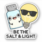 Het zout- en lichtgrappige bijbeltje sticker (Voorkant)