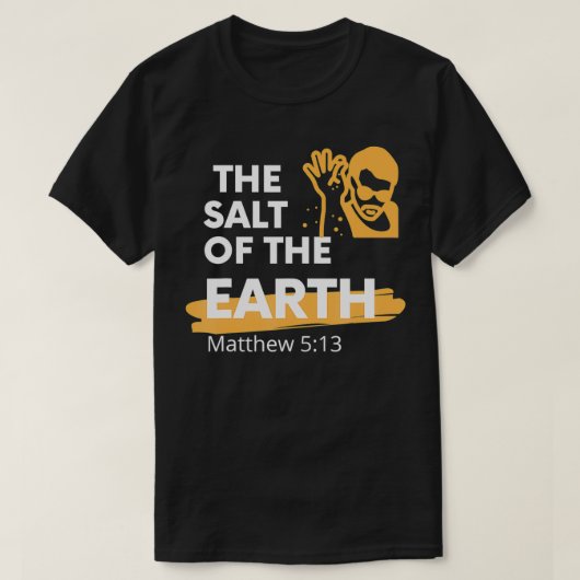 Het zout van het EarthBroeder-sprinkzalmthema T-shirt (Design voorkant)