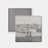Het Zuid-Uitzicht van Berwick Upon Tweed, c.1743-4 Magneet (Voorkant / Achterkant)