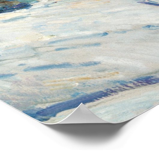 Het Zuidelijke Landen Appledore van Childe Hassam Poster (Hoek)