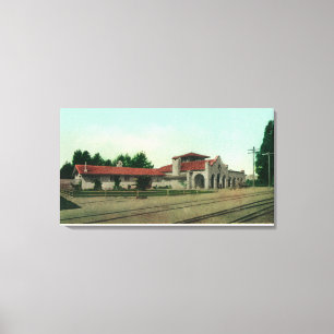 Het Zuidelijke Railroad Depot van de Stille Oceaan Canvas Afdruk