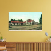 Het Zuidelijke Railroad Depot van de Stille Oceaan Canvas Afdruk (Insitu (Woonkamer))