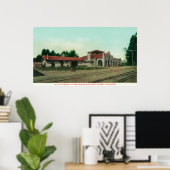 Het Zuidelijke Railroad Depot van de Stille Oceaan Poster (Thuiskantoor)