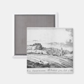Het zuiden van het kasteel van Edinburgh Magneet (Voorkant / Achterkant)