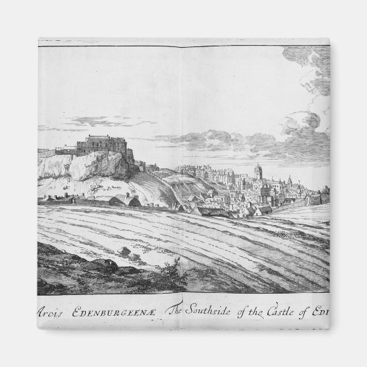 Het zuiden van het kasteel van Edinburgh Magneet (Voorkant)