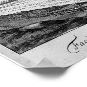 Het zuiden van het kasteel van Edinburgh Poster (Hoek)