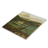 Het zuidoostperspectief van Hampton Court, Herefor Tegeltje (Zijkant)