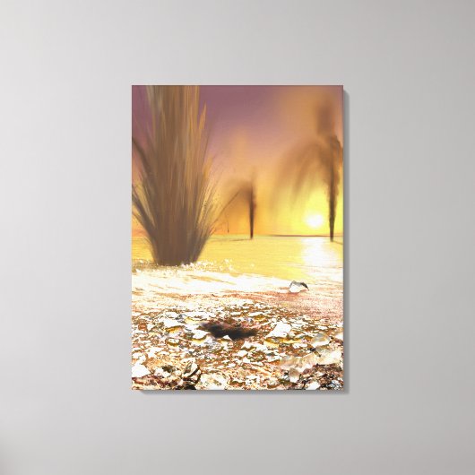 Het Zuidpoolijs van Martian Canvas Afdruk (Voorkant)