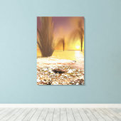 Het Zuidpoolijs van Martian Canvas Afdruk (Insitu (Houten vloer))