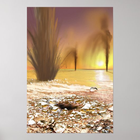 Het Zuidpoolijs van Martian Poster (Voorkant)