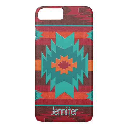 Het zuidwestelijke geometrische patroon. Case-Mate iPhone case (Achterkant)