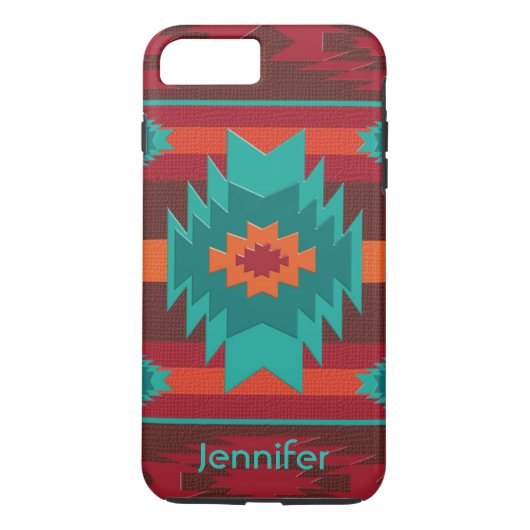 Het zuidwestelijke geometrische patroon. Case-Mate iPhone case (Achterkant)