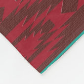 Het zuidwestelijke stammenpatroon. fleece deken (Hoek)