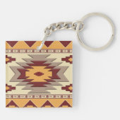 Het zuidwestelijke stammenpatroon. sleutelhanger (Achterkant)