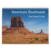 Het zuidwesten van Amerika - de Grote Cirkel Kalen Kalender (Hoes)