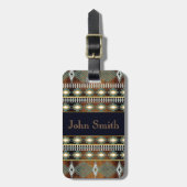 het zuidwesten van het etnische navaio - stammenpa bagagelabel (Voorkant verticaal)