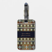 het zuidwesten van het etnische navaio - stammenpa bagagelabel (Achterkant verticaal)