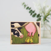 Het zuigen briefkaart (Staand voorkant)