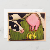 Het zuigen briefkaart (Voorkant / Achterkant)