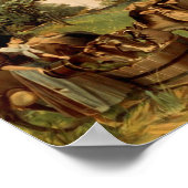 Het zuiveltheater van het Boerderij Retro Poster (Hoek)