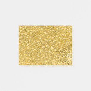 Het ZUIVERE GOUD ploetert Patroon + uw tekst/foto Post-it® Notes