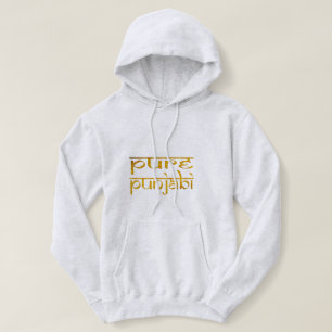 Het zuivere ontwerp van de punjabi hoodie t-shirt