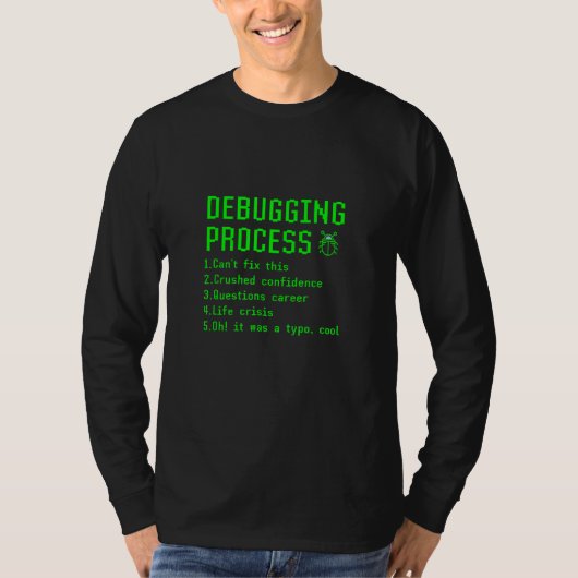 Het zuiveren de Lijst van de Computer Programmerin T-shirt (Voorkant)