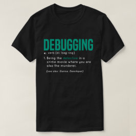 Het zuiveren grappige Definitie met groene kleur T-shirt