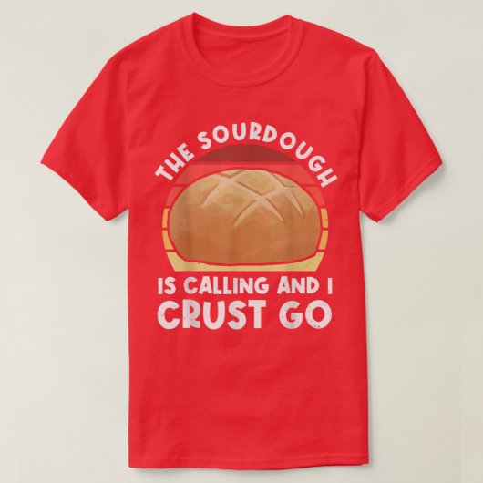 Het zurdeeg roept en ik roer om te koken. t-shirt (Design voorkant)