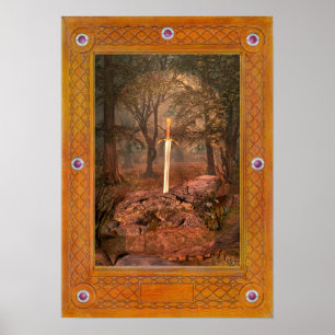 Het zwaard in de Stone Poster