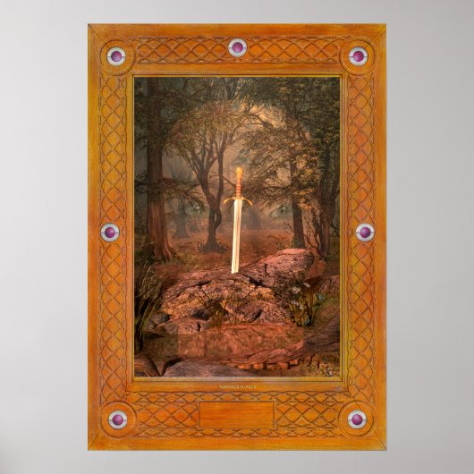 Het zwaard in de Stone Poster (Voorkant)