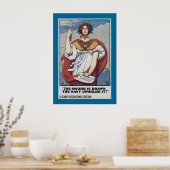 Het zwaard is getekend, de marine benadrukt het. poster (Keuken)