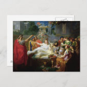 Het zwaard van Damocles Briefkaart (Voorkant / Achterkant)