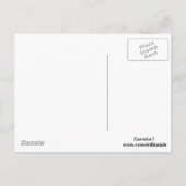 Het Zwaard van de Vleugel van de engel van Fractal Briefkaart (Achterkant)