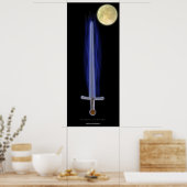 Het zwaard van koning Arthur Pendragon Poster (Keuken)