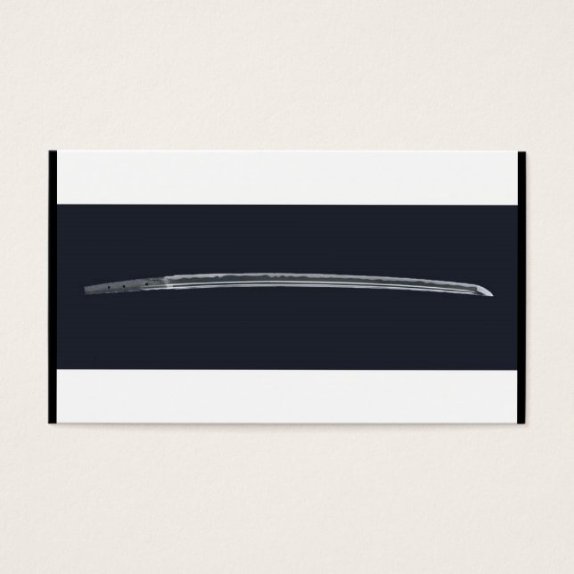 Het zwaard van Miyamoto Musashi Visitekaartjes (Voorkant)